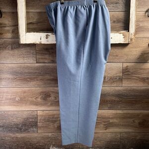 Alia Dress Pants, Elastic Waist, Blue, Size 22(see description)
